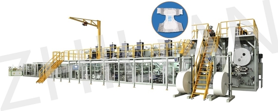 Μηχανή πάνας ενηλίκων M L XL 200m / min