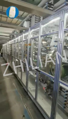 Γραμμή παραγωγής 500 PC/λ. πανών μωρών τύπων Τ