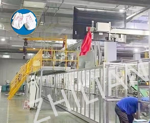 3pcs ο τύπος σηκώνει τη μηχανή εσωρούχων Traning μωρών μηχανών 650pcs/min πανών