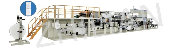 μηχανή 170 m/min 300 m/min φύλλων νοσοκομείων 800mm 1000mm