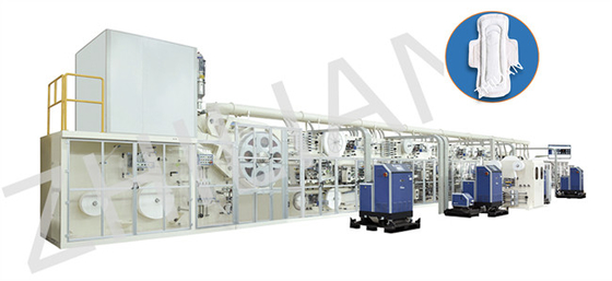 Αυτόματο μηχάνημα σερβιέτας 220mm 430mm Ladies Making Machine