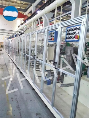 170mm 210mm μίνι μηχανή 1600pcs/min κατασκευής πετσετών γυναικών υγειονομική