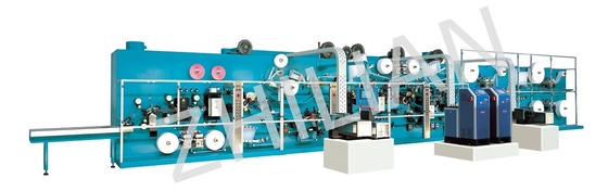 Μίας χρήσης διαγώνια μηχανή 2000pcs/min σκαφών της γραμμής Panty κατεύθυνσης